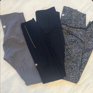 Bundle of 3 Lululemon Leggings